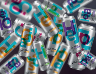 Group of Ball aluminum beverage cans